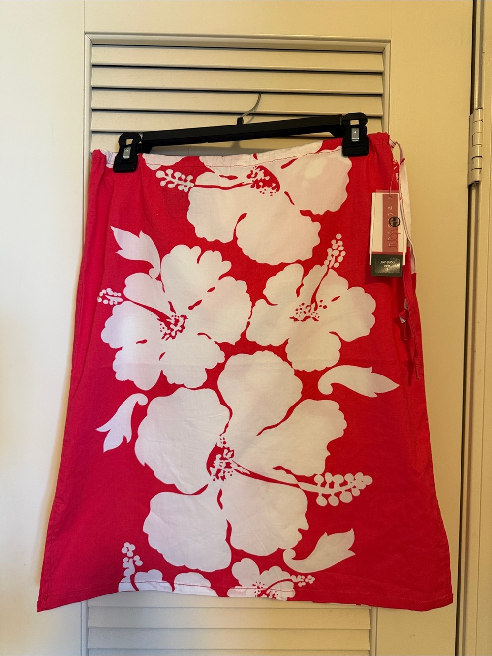 Split Women’s Coral Floral Skirt